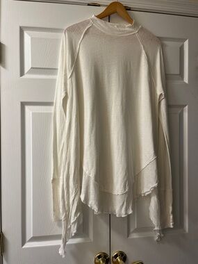 We The Free Ivory Layered Long-Sleeve Tunic